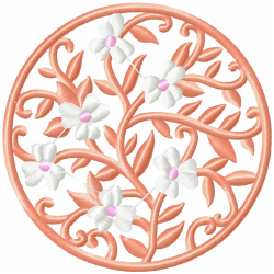 Floral Filigree Embroidery Design 3 Floral Filigree Embroidery Design 3